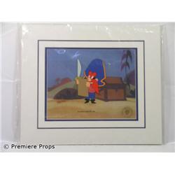 Yosemite Sam Daffy Duck Fantastic Island Production Cel 