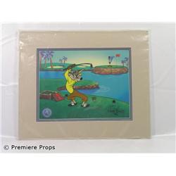Wile E. Coyote 'Fore! 3, 2, 1' Original Sericel Art