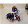 Image 1 : M& M Dispenser Blue on Motorcycle