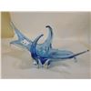 Image 1 : Art Glass Blown Blue Decorative Centrepiece
