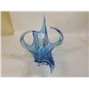 Image 2 : Art Glass Blown Blue Decorative Centrepiece