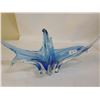 Image 3 : Art Glass Blown Blue Decorative Centrepiece