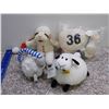 Image 1 : Sheep Plushie Lot Misc Kids Toy Soft Barn Animal