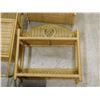Image 2 : Wicker Bathroom Shelving Storage set of 3 pieces