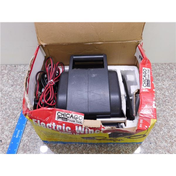 Electric Winch 2000lb Towing Chicago Electric Power Tools With Box