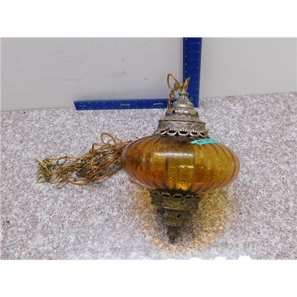 Swag Lamp Light Chain Mid Century Modern UFO Works