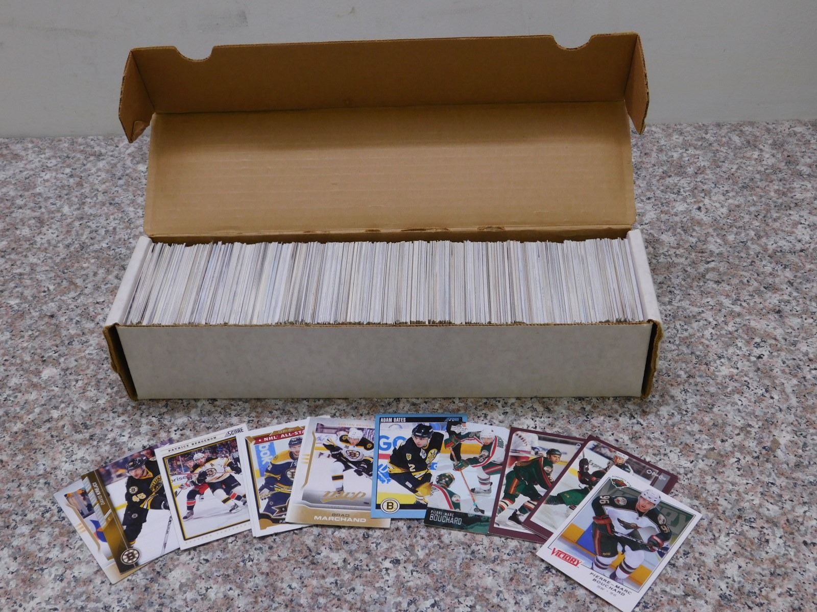 Long Box Cards Approximately 800 Long Box Cards Misc Hockey 2000s Y2K