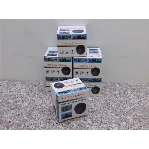 Lot of 6 Dummy Cameras Security Camera Safety Protection Deterrent