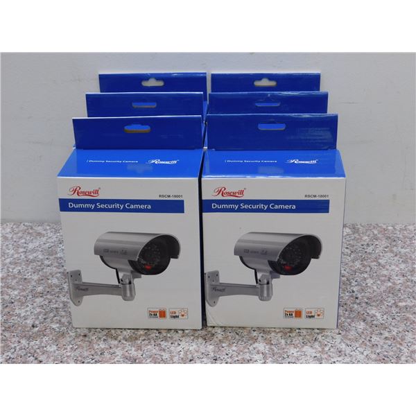Rosewill Dummy Security Camera RSCM-19001 LED Light Battery Power LOT OF 6
