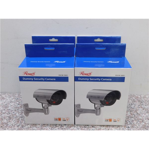 Rosewill Dummy Security Camera RSCM-19001 LED Light Battery Power LOT OF 4