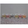 Image 1 : Anchor Hocking Set of 6 Mugs Floral Milk Class Coffee Tea Drink Cups