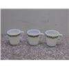Image 1 : Lot of 3 Pyrex Milk Glass Floral Coffee Mugs