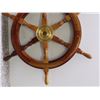 Image 3 : Wooden Captains Wheel Ship Boat Navigation Pirate 2ft Diameter