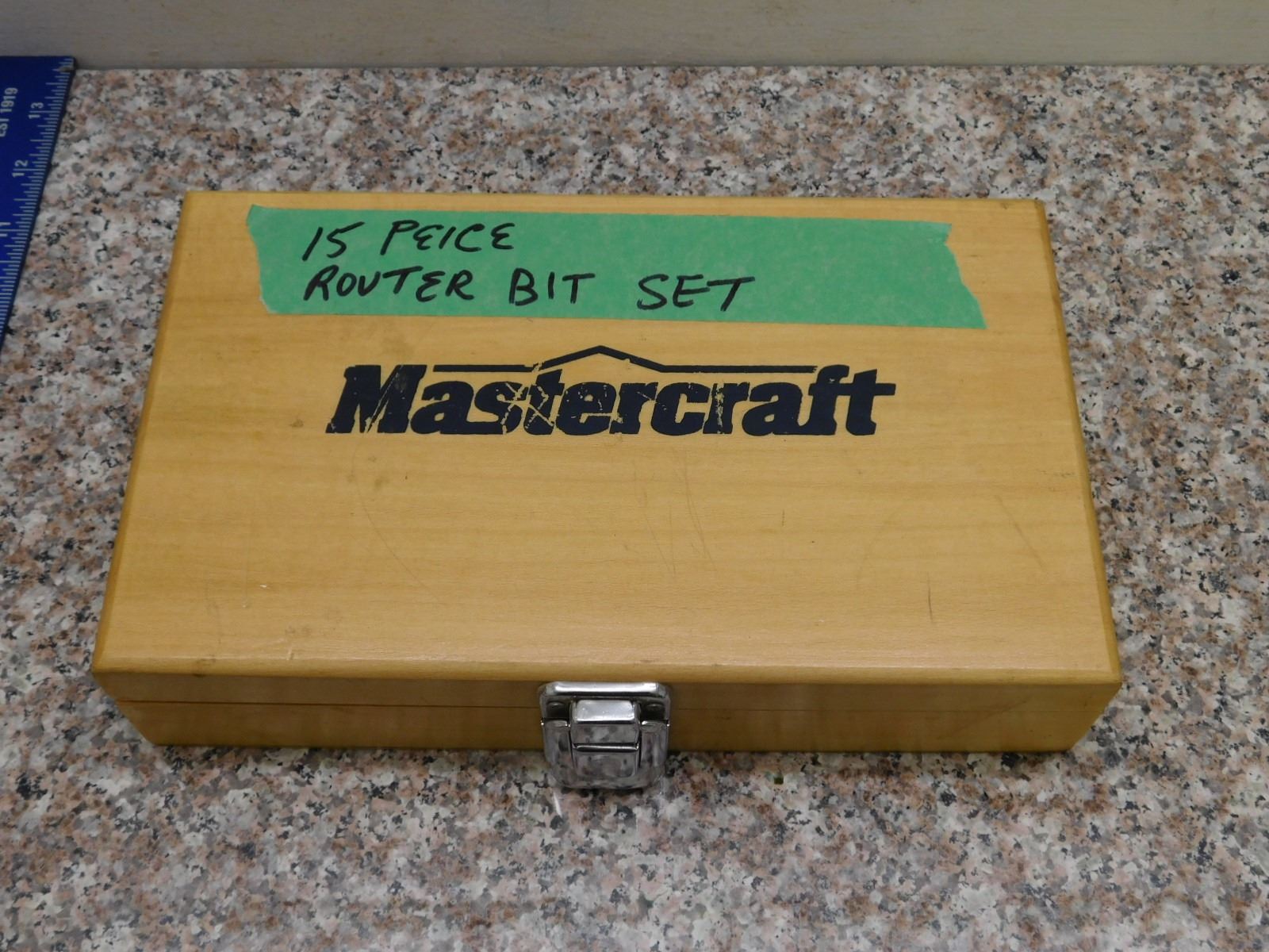 Mastercraft Router Bits Kit Mastercraft 15 Piece Router Bit Set With Box
