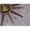 Image 5 : Starburst Clock Mid Century Teak Westclox Jasper