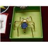 Image 2 : Vintage Spider Brooch Scarf Clip Beadwork Patch and Bracelet Lot of 4