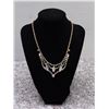 Image 1 : Vintage Rhinestone Necklace Unmarked