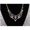 Image 2 : Vintage Rhinestone Necklace Unmarked
