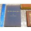 Image 3 : Lot of 5 1800s 1900s 1950s Antique Books Lot of Shelf Library Filler Blues and Browns