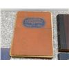 Image 6 : Lot of 5 1800s 1900s 1950s Antique Books Lot of Shelf Library Filler Blues and Browns