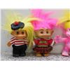 Image 2 : Ace Novelty Russ Assorted Brands Trolls Dolls Toys Figures Lot of 5