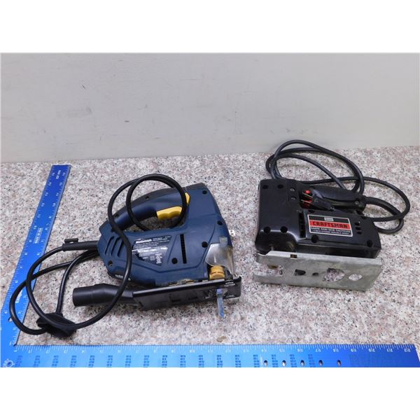 Mastercraft Orbital Jigsaw 2 1/4" and Sears Craftsman Sabre Saw 5/8"