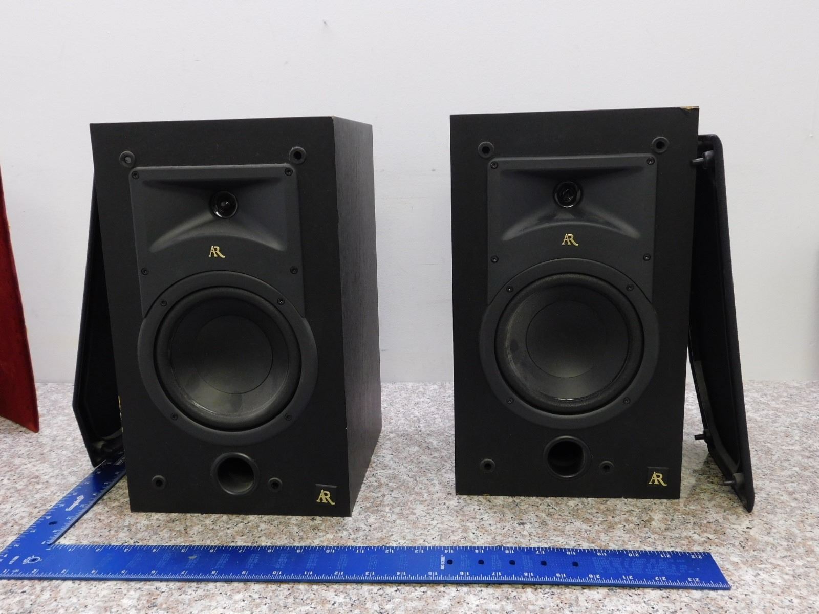 AR Acoustic Research 216 PS Bookshelf Speakers Pair 1 Blown Tweeter