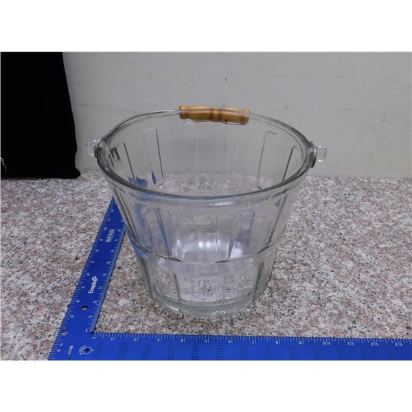 Vintage Anchor Hocking Apple Basket Ice Bucket