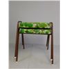 Image 5 : Pair of Vintage Stacking Stools Green Floral Kitchen