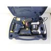 Image 2 : Mastercraft Power XChange Cordless Hammer Drill 18v With Batteries and Case Works