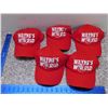 Image 2 : Lot of 5 Wayne's World Red Baseball Caps