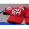 Image 3 : Lot of 5 Wayne's World Red Baseball Caps