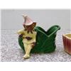 Image 3 : Lot of 2 Vintage Elf Pixie Planters Shawnee