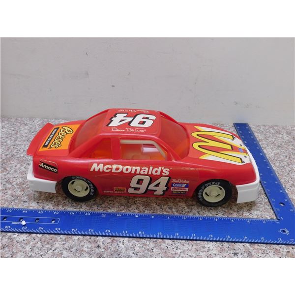 American Plastic Toys Bill Elliot 94 McDonalds Nascar Race Toy Car