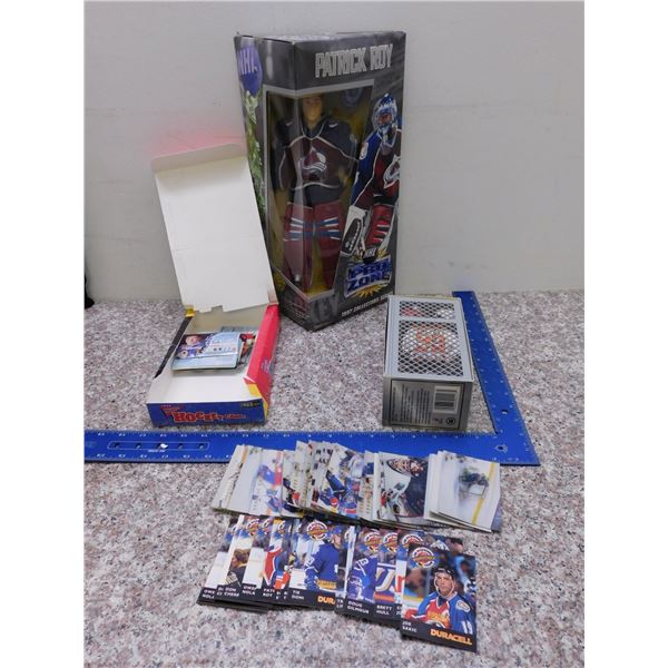 Lot of 3 NHL Pro Zone Patrick Roy Hockey Gretzky McDonalds Cards Figures Sports Collectibles Etc 90s