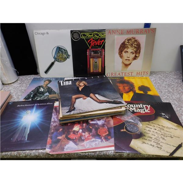 Lot of 21 LP Records Misc 80s Pop Rock Country Madonna Lionel Ritchie Tina Turner Rod Stewart