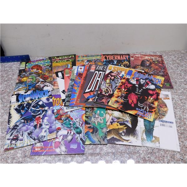 Lot of 20 Comic Books Cyber Force Image Valiant The Darkness StormWatch