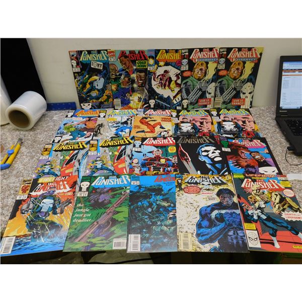 Lot of 20 Comic Books The Punisher Marvel Eurohit