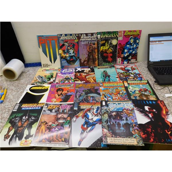 Lot of 20 Comic Books Marvel & Image #1's