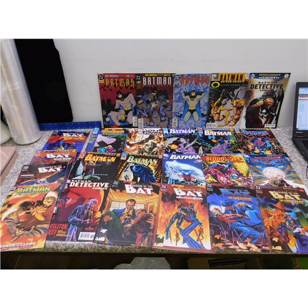 Lot of 24 Comic Books Batman DC