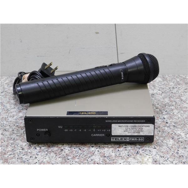 Telex FM-R50 Wireless Microphone & Receiver WORKS