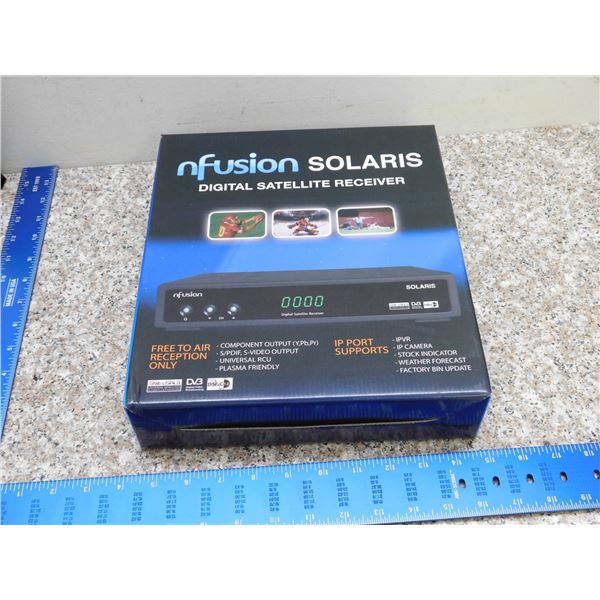 NFusion Solaris Digital Satellite Receiver Like New Works