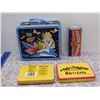 Image 6 : Chiclets Tins Gum One Sealed Gum Still Inside Alice in Wonderland Lunchbox Tin and Fossil Brand