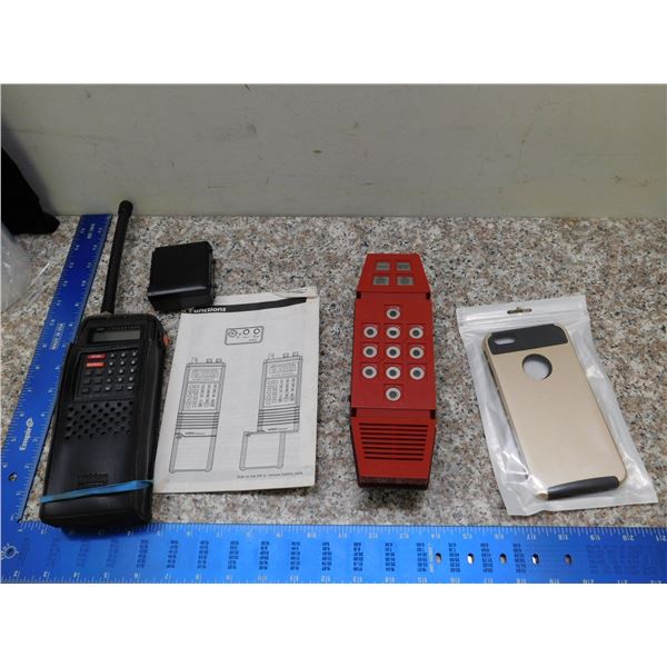 Phone Case Merlin Red Game Works Uniden Bear Cat BC-100XLT Radio Scanner