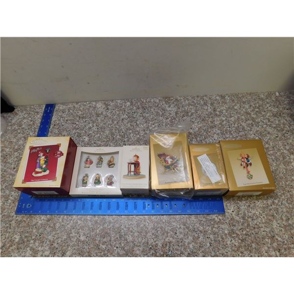 Hallmark Keepsake Holiday Christmas Ornaments Lot of 6 Misc Character Santa Maxine Etc