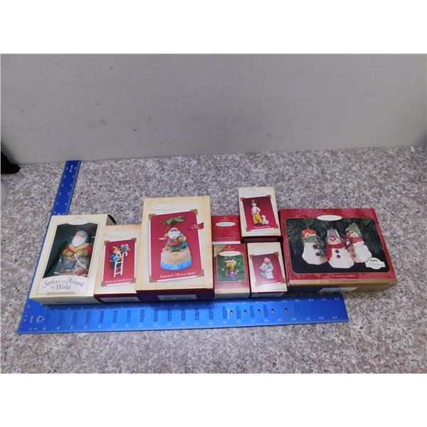 Hallmark Keepsake Holiday Christmas Ornaments Lot of 8 Misc Character