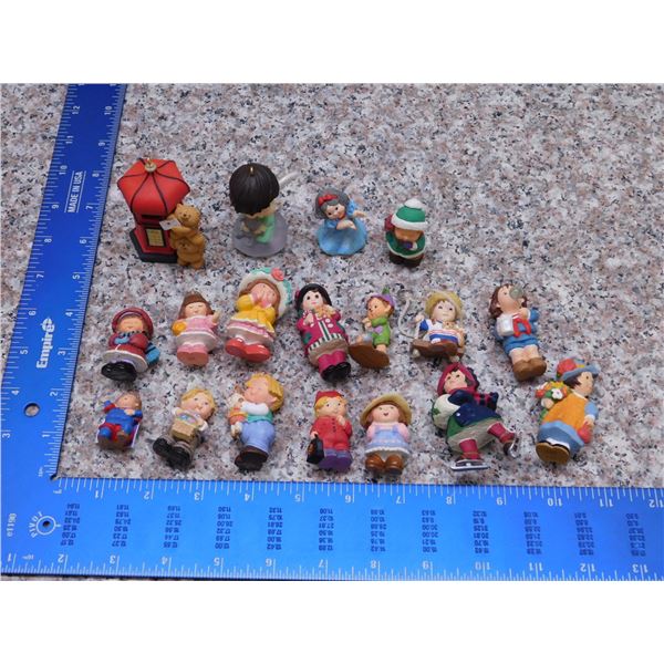 Holiday Christmas Ornaments Lot of 18 Hallmark Kids Children Figurines