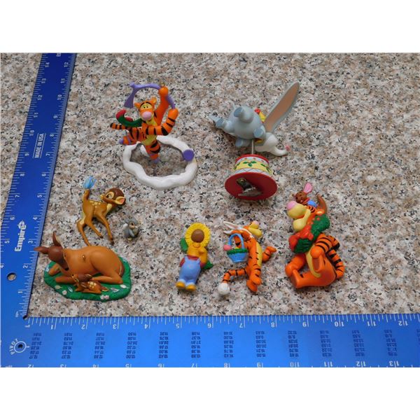 Holiday Christmas Ornaments Lot of 8 Hallmark Winnie The Pooh Bambi Dumbo