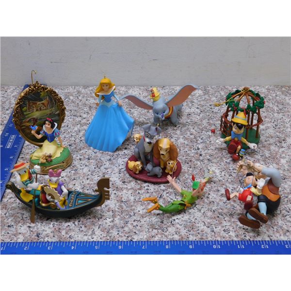 Holiday Christmas Ornaments Lot of 8 Disney Hallmark Princess Classics Cinderella Snow White