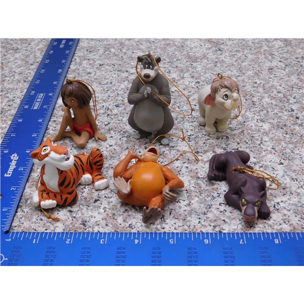 Holiday Christmas Ornaments Set of 7 Disney Storybook Ornaments Jungle Book